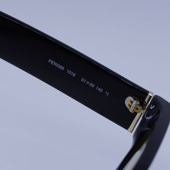Palm Angels PERI089 BODIE 1018 Sunglasses Black Cat Eye Frame, Yellow Lenses main image 5